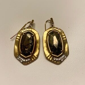 Gold Kendra Scott Anna Drop Earrings